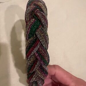 Mardi Gras ready!!Brianna Cannon Headband with Multicolor Glitter